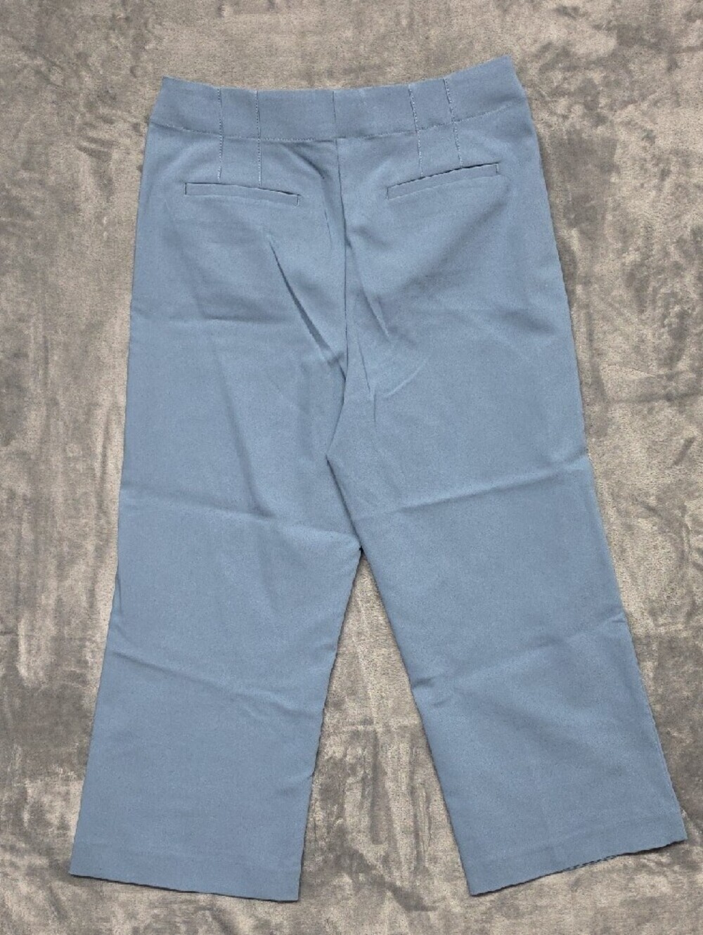 LOFT Light Blue Button-Front Capris - Picture 4 of 7